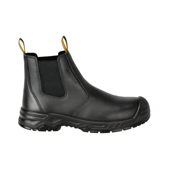 MASCOT® Footwear Originals Sicherheitsstiefel S3, Klassischer und zeitloser Sicherheitsstiefel mit umfassendem Schutz und guter Stoßdämpfung, die rutschfeste und selbstreinigende Laufsohle sorgt für stabilen Stand auf allen Oberflächen, Metallfrei und mit dem leichten MASCOLAYER® Nageldurchtrittschutz aus Spezialtextil ausgestattet, Wasser- und schmutzabweisendes Obermaterial aus geöltem Leder, die bequeme Innensohle bietet Unterstützung, zusätzliche Stoßdämpfung und ist schweißtransportierend