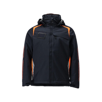 MASCOT® Accelerate Safe Winterjacke, Atmungsaktiv, wind- und wasserdicht mit getapten Nähten, die einzigartige CLIMASCOT®-Isolierung wärmt effektiv, ist leicht, weich und lässt sich auf ein geringes Volumen komprimieren, doppelter Wetterschutzleiste als extra Schutz bei schlechtem Wetter, Reißverschluss im Rückenfutter zum Anbringen von druck/Stickerei