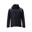 MASCOT® Accelerate Safe Hard Shell Jacke, Atmungsaktiv, wind- und wasserdicht mit getapten Nähten, doppelter Wetterschutzleiste als extra Schutz bei schlechtem Wetter, Verbesserte Sichtbarkeit für das Umfeld mit Hilfe von Reflexeffekten
