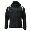 MASCOT® Accelerate Safe Softshell Jacke mit Kapuze, Atmungsaktiv, winddicht und wasserabweisend, doppelter Wetterschutzleiste als extra Schutz bei schlechtem Wetter, Zusätzlicher Kälteschutz durch verlängerten Rücken