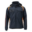 MASCOT® Accelerate Safe Softshell Jacke mit Kapuze, Atmungsaktiv, winddicht und wasserabweisend, doppelter Wetterschutzleiste als extra Schutz bei schlechtem Wetter, Zusätzlicher Kälteschutz durch verlängerten Rücken