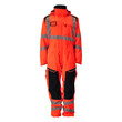 MASCOT® Accelerate Safe Winteroverall, Atmungsaktiv, wind- und wasserdicht mit getapten Nähten, Äußerst strapazierfähig, die einzigartige CLIMASCOT®-Isolierung wärmt effektiv, ist leicht, weich und lässt sich auf ein geringes Volumen komprimieren, Ergonomisch geschnittene Hosenbeine, die nach den natürlichen Bewegungen des Körpers geformt wurden, Zollstocktasche mit Kevlar®-Verstärkungen - besonders widerstandsfähig gegen spitze und scharfe Gegenstände, die Knietaschen aus strapazierfähigem CORdURA®-Gewebe sind regulierbar, so dass der Knieschutz immer optimal platziert ist, Schneefang an der Beininnenseite hält Schnee und Schmutz draußen