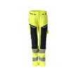 MASCOT® Accelerate Multisafe Hose mit Knietaschen, Speziell für Frauen in dIAMONd-Passform entwickelt, Hoher Schutz mit antistatischen, säurefesten und flammhemmenden Eigenschaften, Schützt bei Lichtbögen, Hohe Widerstandsfähigkeit und ultimative Bewegungsfreiheit, CORdURA®-Verstärkungen an der Vorderseite des Beins - Stretch unter dem CORdURA®-Material sorgt für Bewegungsfreiheit, Unkomplizierte Befestigung von Hängetaschen dank Click Pocket System, die Hosenbeine können auf einfache Weise ausgelassen und um 3 cm verlängert werden, Für Industriewäsche geeignet, Um EN ISO 20471, Klasse 2, einzuhalten, dürfen nur Hängetaschen (24010) in Farbe 17 hinzugefügt werden
