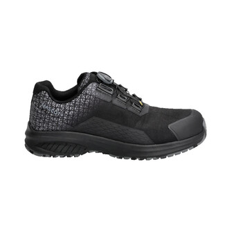 MASCOT® Footwear Accelerate Sicherheitsschuhe S3, Mix & Match Ihrer Sicherheitsschuhe mit Arbeitsbekleidung von MASCOT® ACCELERATE, Leichter, flexibler Schuh mit wasserabweisendem und strapazierfähigem Obermaterial, mit dem Sie immer Höchstleistungen erbringen können, die stoßdämpfende, leichte und flexible EVA-Zwischensohle bietet zusätzlichen Komfort während des ganzen Arbeitstages, die Komposit Zehenkappe und der TPU-verstärkte Spitzenschutz bieten den nötigen Schutz und machen den Schuh besonders strapazierfähig, die rutschfeste Gummilaufsohle sorgt für einen jederzeit sicheren Stand, Gute Passform dank BOA® Fit System