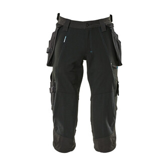 MASCOT® Dreiviertel-Hose ADVANCED, Dreiviertel-Hose mit abnehmbaren Hängetaschen, Vier-Wege-Stretch, geringes Gewicht
