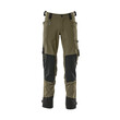 MASCOT® Advanced Hose mit Knietaschen aus Dyneema,Stretch Hose, Der Stretchstoff ist in alle Richtungen elastisch und bietet eine unübertroffene Bewegungsfreiheit, wo nichts spannt oder stört, Der multifunktionelle Stretchstoff kombiniert ein niedriges Gewicht mit sehr hoher Strapazierfähigkeit und ist darüber hinaus wasserabweisend
