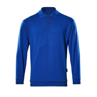 MASCOT® Crossover Trinidad Polo-sweatshirt, Gekämmte Baumwolle absorbiert Feuchtigkeit und bietet hohen Tragekomfort, Durch die gebürstete Innenseite warm und weich zu tragen, Strickkragen und Knopfleiste, Die Nähte im Nacken sind mit einem weichem, gepolstertem Material verdeckt, so dass diese nicht stören, Rippenbündchen an den Ärmeln und dem Saum