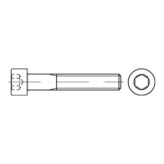 Zylinderschrauben DIN 912 / ISO 4762 A2-70 M 3 x 10