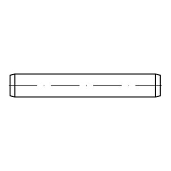 Zylinderstifte ISO 8734 A m6 Stahl 2 x 30