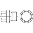 Verschlussschrauben mit Bund DIN 910 A4 1 1/2"