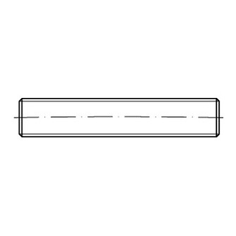 Gewindestangen DIN 976-1 Form B A2 M 6 x 20