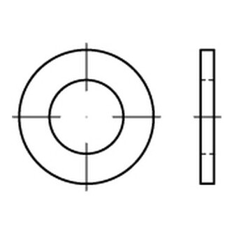 Scheiben DIN 7989 A2 22/24 x 39 x 8