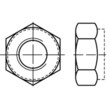 Sicherungsmuttern DIN 980 / ISO 7042 V 8 zinklamellenbesch. M 12