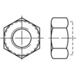 Sicherungsmuttern DIN 982 / ISO 7040 8 gal vz M 12