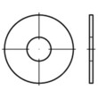 Kotflügel-Unterlegscheiben Stahl gal vz 10,5 x 35 x 1,5