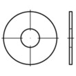 Kotflügel-Unterlegscheiben Stahl gal vz 10,5 x 30 x 1,5