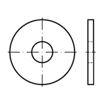 Scheiben DIN 440 / ISO 7094 R Stahl 24