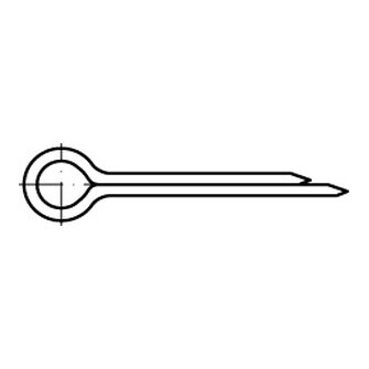 Splinte DIN 94 / ISO 1234 Stahl gal vz 3,2 x 45
