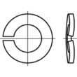 Federringe DIN 128 Form A Federstahl mech vz 8