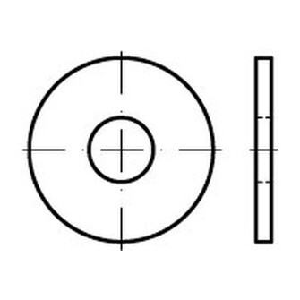 Scheiben ISO 7093-1 A 1.4571 200 HV 8