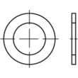 Stützscheiben DIN 988 Federstahl 4 x 8 x 1