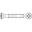 Senkschrauben DIN 965 / ISO 7046 Phillips-Kreuzschlitz 4.8 gal vz M 4 x 30