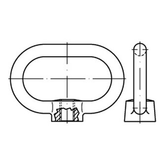 Bügelmuttern DIN 28129 A4 M20