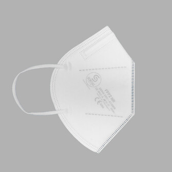 2 Stück FFP2 NR Atemschutzmaske Sentias "Made in Germany" Faltmaske zum Selbstschutz (1 Packung = 2 Stück) - Stückpreis 1,12 € inkl. 19% MwSt.