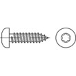 Flachkopf-Blechschrauben mit Innensechsrund u. Spitze ISO 14585 C Stahl gal vz 2,9 x 19
