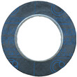 Bördeldichtung DIN EN 1514-1 IBC Sigraflex® Universal Pro V20010C2I-P/1.4571 mit IB DN 1000 / PN 25 (1154 x 1016 x 2 mm)