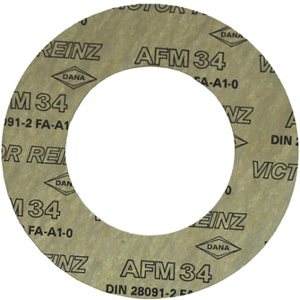 Flachdichtung DIN EN 1514-1 IBC AFM 34 DN 300 / PN 16 (384 x 324 x 3 mm)