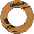 Flachdichtung DIN EN 1514-1 IBC Unifluor WS 7551 braun DN 350 / PN 40 (474 x 356 x 3 mm)