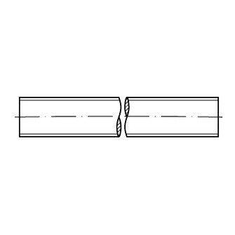 Gewindestangen DIN 975/976-1 Form A 8.8 feuerverzinkt M 10 x 1000